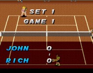 une photo d'Ã©cran de Super Tennis sur Nintendo Super Nes